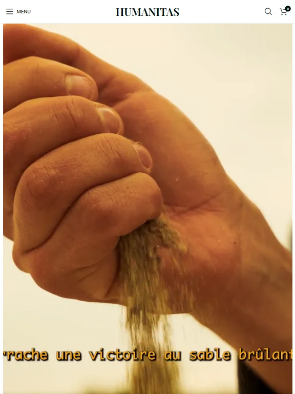 Projethumanitas.ch — version tablette, site WordPress associatif responsive